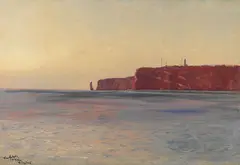 Hans Bohrdt, Helgoland, 1913, Tempera