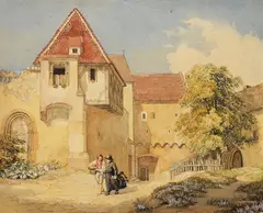 Jacob Gensler, Klosterneuburg bei Wien, 1837, Watercolour