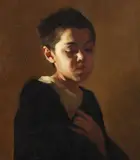 Alois Erdtelt, Bildnis eines Knaben, Oil