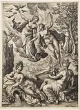 Johan Wierix, Die Vier Elemente, 1601, Engraving