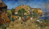 Karl Heffner, Gehöft auf Rügen