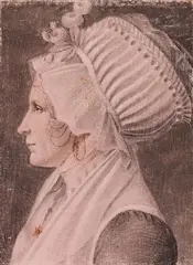 Antonio Carnicero, Zugeschrieben - Frauenporträt im Profil, 1800, Chalk drawing