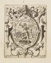 Crispijn van de Passe the Elder, 6 Blätter aus: Die sieben Tugenden, Engraving