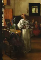 Laura Theresa Alma-Tadema, Satisfaction, 1890, Oil on panel