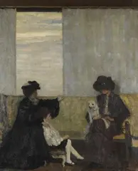 Georg Sauter, Interieur mit Fenster, 1902, Oil on canvas