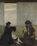 Georg Sauter, Interieur mit Fenster, 1902, Oil on canvas