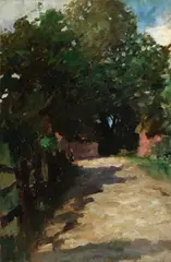 Thomas Herbst, Dorfstraße, Oil