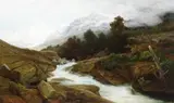 Valentin Ruths, Der erste Schnee im Hochgebirge, 1877, Oil on canvas