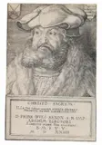 Albrecht Durer, Friedrich der Weise, Kurfürst von Sachsen