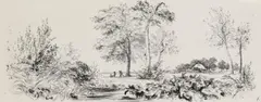Adolph von Menzel, Radir-Versuche, 1844, Etching