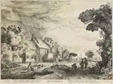 Jan van de Velde, 2 Bll.: Sommer. Herbst, 1617, Etching