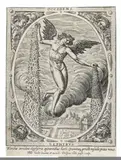Crispijn de Passe d. Ä., Die vier Windrichtungen: Eurus, Auster, Zephyrus, Boreas, 1597, Engraving