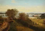 Georg Köster, Bayerischer See, 1836, Oil on paper