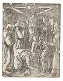 Albrecht Durer, 2 Bll.: Christus am Ölberg. Christus am Kreuz
