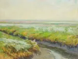 Albert Johannsen, Vorland Nordsee, 1930, Oil on canvas