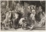Paulus Pontius, Thomyris, Königin der Skythen, mit dem Haupt des Cyrus, 1630, Engraving