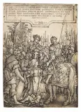 Hans Sebald Beham, Trajans Gerechtigkeit, 1537, Engraving