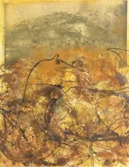 Ruben Talberg, Prehistoric Fire, 2007, Oil on canvas