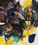 Abstrakte Komposition by Ernst Wilhelm Nay, 1964, Watercolour, sold Apr 2008