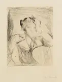 Edvard Munch, Porträt eines jungen Mädchens, 1894, Drypoint