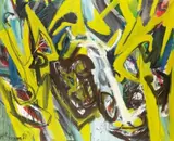 Helmut Sturm, Ohne Titel, 1982, Oil on canvas