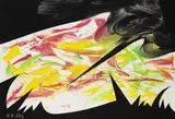 Entwurf zu Nydel by Karl Otto Götz, 1986, Gouache, sold Apr 2008