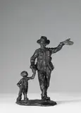 Jörg Immendorff, Komm Jörch, wir gehen, 2005, Bronze