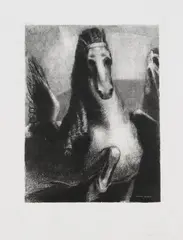 L'Aile by Odilon Redon, 1893, Lithograph, sold Apr 2008