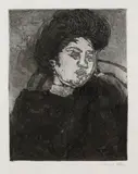Emil Nolde, Annie, 1907, Etching
