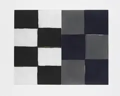 Union Grey by Sean Scully, 1994, Etching and aquatint in colours, sold Apr 2008