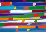 Piero Dorazio, Rayures, 1974, Collage