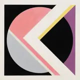 Walter Dexel, Ohne Titel (Serie Scheibe im Quadrat)