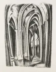 Saint-Séverine by Robert Delaunay, 1923, Lithograph, sold Apr 2008