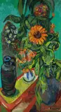 Bruno Krauskopf, Stillleben mit Sonnenblumen