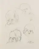 Ursus by Otto Dix, 1927, Pencil drawing, sold Apr 2008