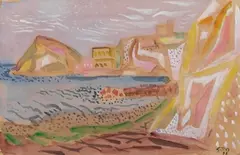 Sant Angelo by Werner Gilles, 1952, Watercolour, sold Apr 2008