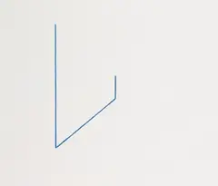 Ohne Titel by Fred Sandback, 1975, Lithograph, sold Apr 2008