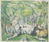 Paul Cézanne, Nach - Le Déjeuner sur l'Herbe, 1914, Lithograph in colours