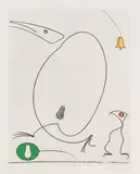 Max Ernst, La Cloche, 1967, Etching