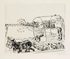 Der Morgen by Max Beckmann, 1923, Etching, sold Apr 2008