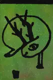 Walter Dahn, Ohne Titel, 1986, Acrylic on canvas