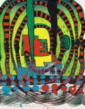 Friedensreich Hundertwasser, Seereise II - Reise zur See und mit der Bahn, 1967, Lithograph in colours