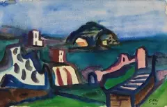Der Torre by Werner Gilles, 1952, Watercolour, sold Apr 2008