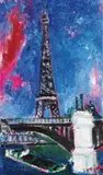 Bernard Lorjou, Tour Eiffel, 1965, Oil on canvas