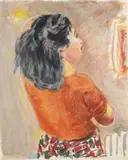 Pierre Bonnard, Jeune fille vue de dos, 1942, Lithograph in colours