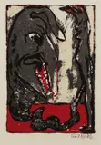 Emil Nolde, Fabelwesen, 1926, Lithograph in colours