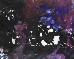 o. T by Fred Thieler, 1982, Mixed media, sold Apr 2008