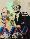 Martin Kippenberger, Gemeinschaftsarbeit mit Albert Oehlen, 1983, Collage