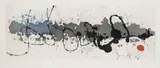 Joan Miró, Tracé sur l'Eau, 1963, Etching and aquatint in colours