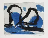 Emil Schumacher, Komposition Schwarz-Blau